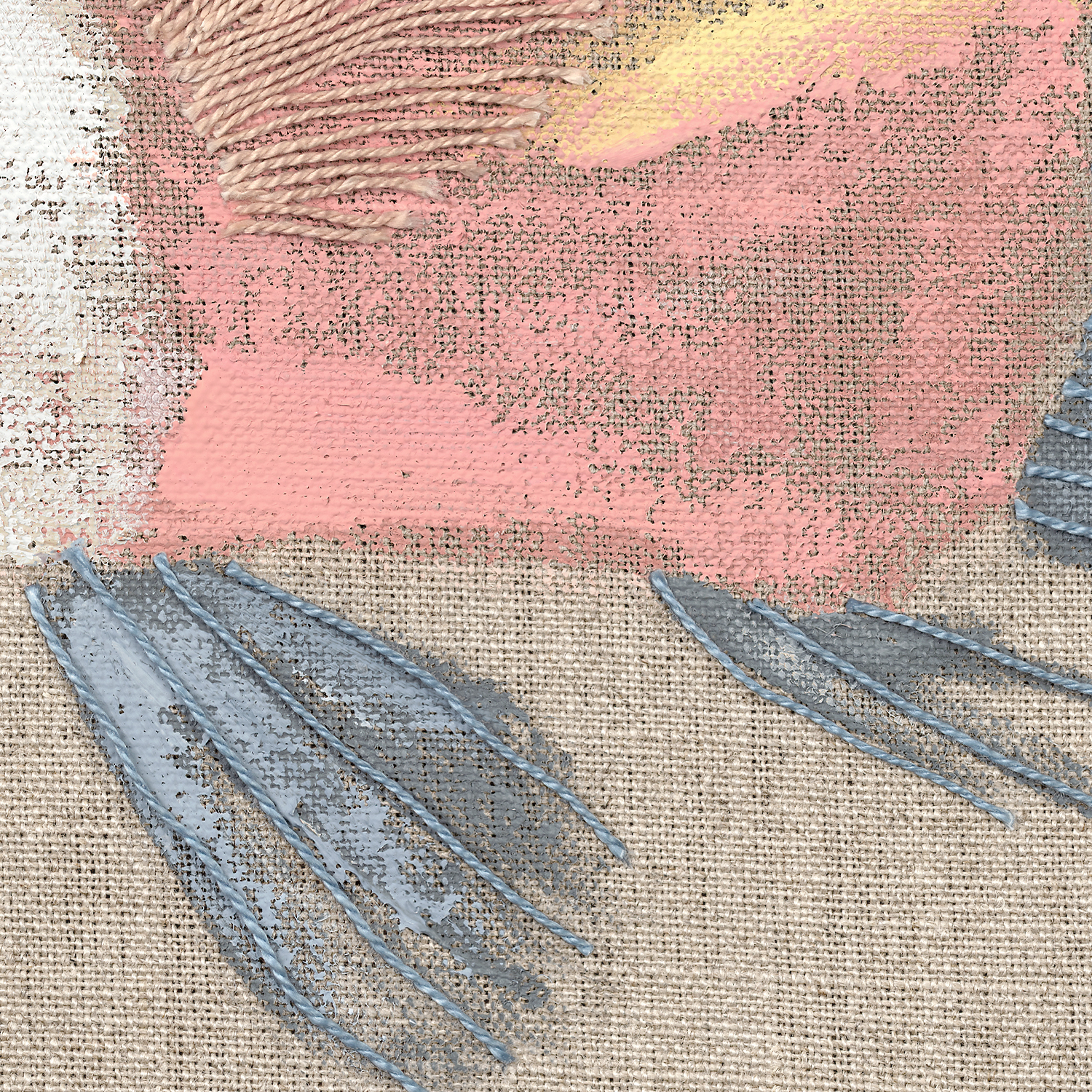 poissons tropicaux sur lin iv detail shot 2