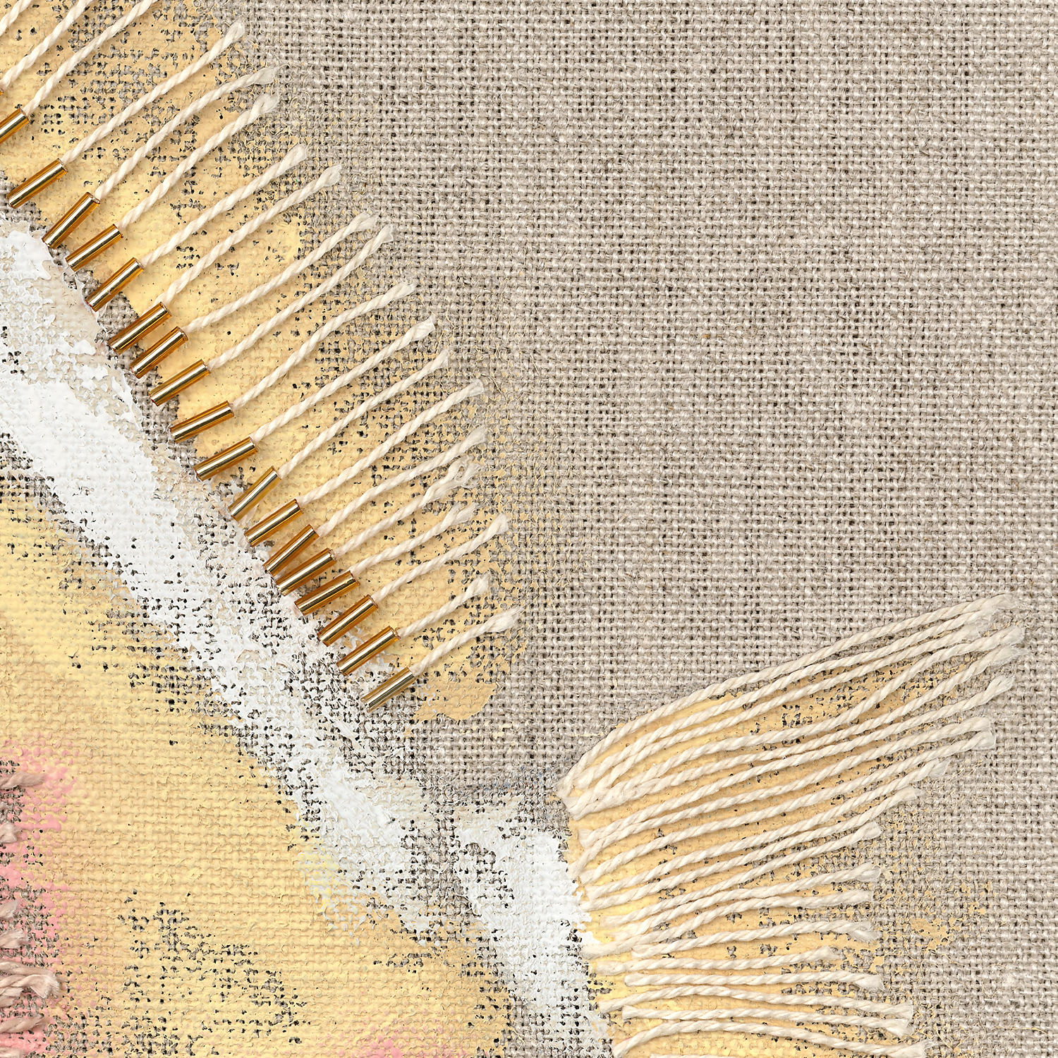 poissons tropicaux sur lin iv detail shot 3