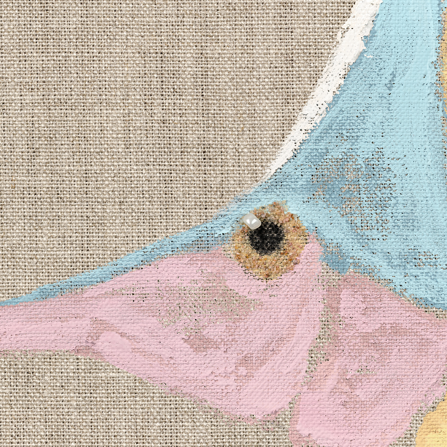 poissons tropicaux sur lin vi detail shot 1