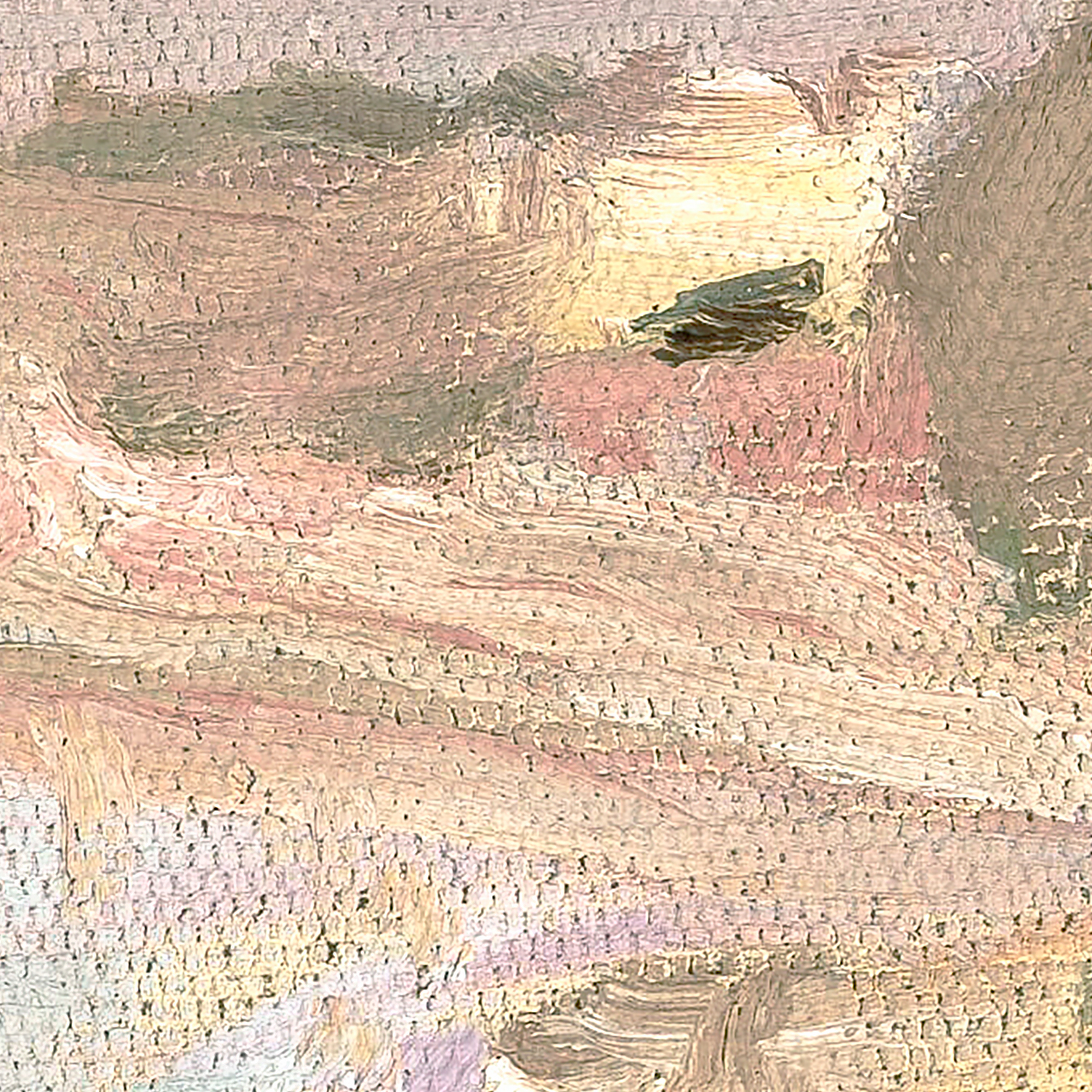 raw canvas series on the river detail shot 2